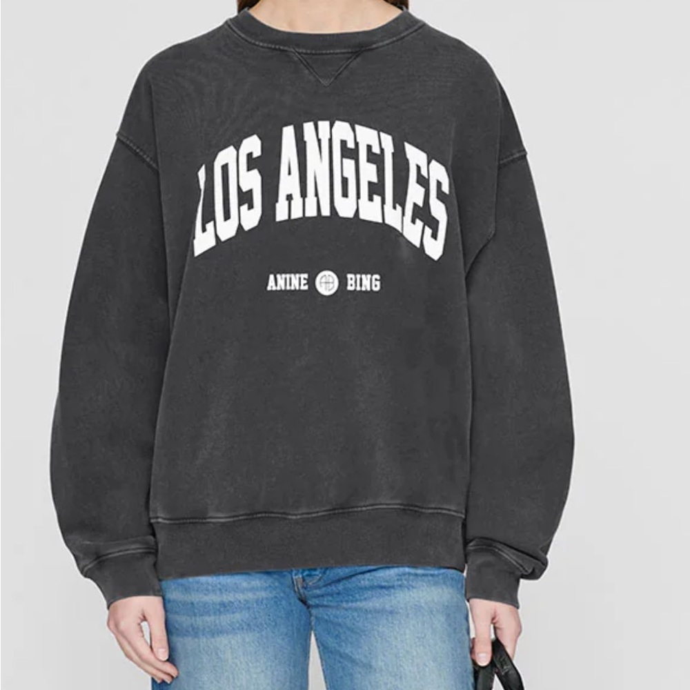 Anine Bing Ramona Los Angeles Sweatshirt Sz S